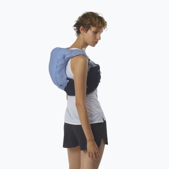 Γυναικείο σακίδιο πλάτης για τρέξιμο Salomon ADV Skin 12W set μπλε LC2011800 4
