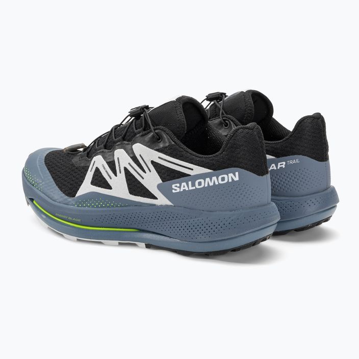 Ανδρικά αθλητικά παπούτσια Salomon Pulsar Trail running black/china blue/arctic ice 3