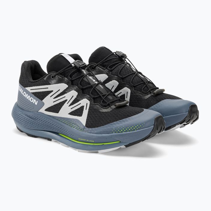Ανδρικά αθλητικά παπούτσια Salomon Pulsar Trail running black/china blue/arctic ice 4