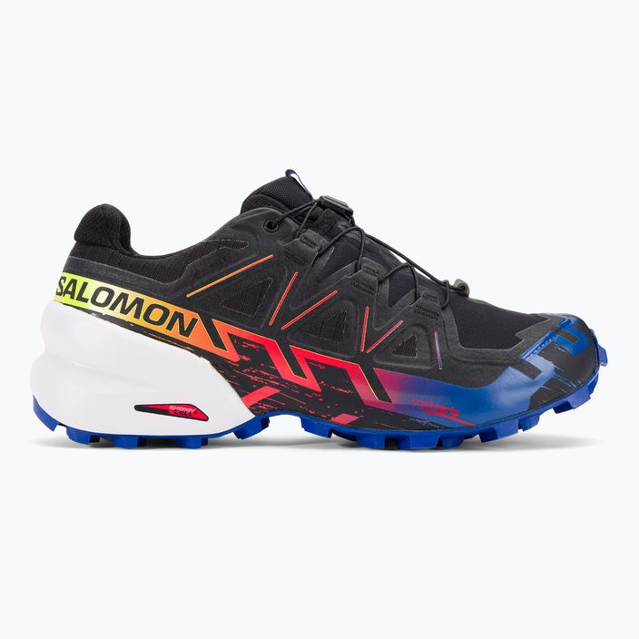 Ανδρικά παπούτσια για τρέξιμο Salomon Speedcross 6 GTX μαύρο / surf the web / κίτρινο ασφαλείας 2