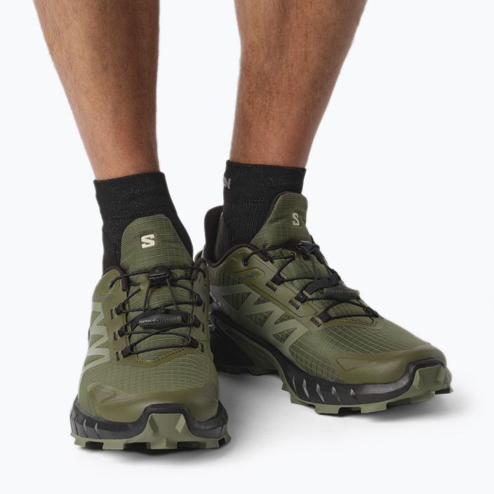 Ανδρικά παπούτσια για τρέξιμο Salomon Supercross 4 πράσινο L47205100 3