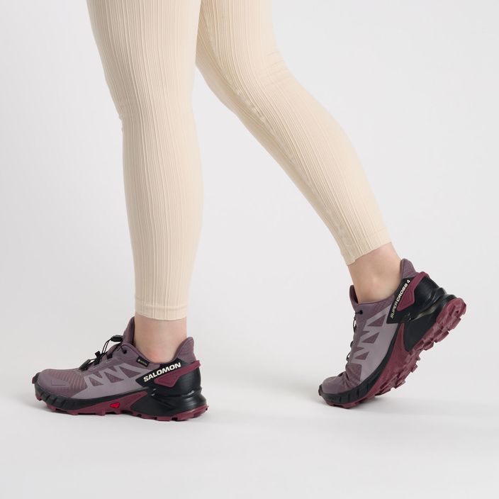 Γυναικεία παπούτσια για τρέξιμο Salomon Supercross 4 GTX μοβ L47119900 3
