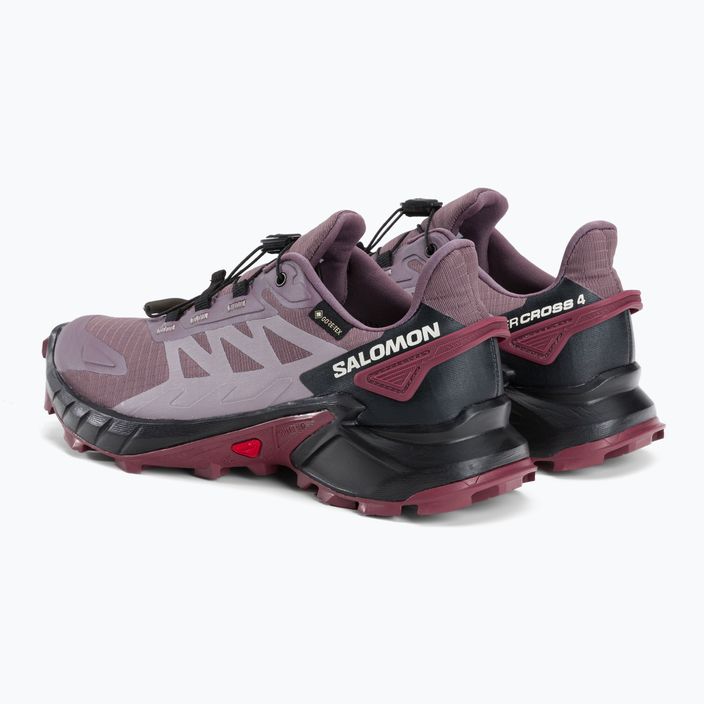 Γυναικεία παπούτσια για τρέξιμο Salomon Supercross 4 GTX μοβ L47119900 5