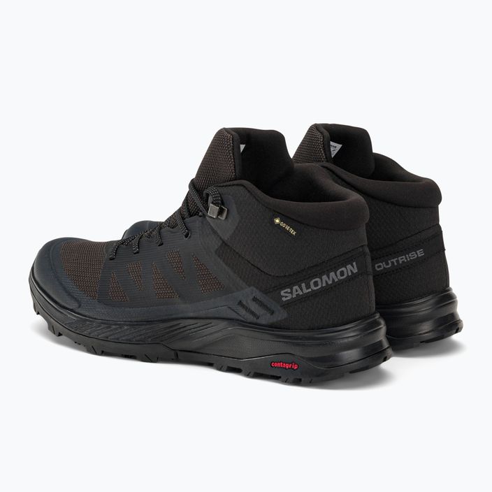 Salomon Outrise Mid GTX ανδρικές μπότες πεζοπορίας μαύρες L47143500 3