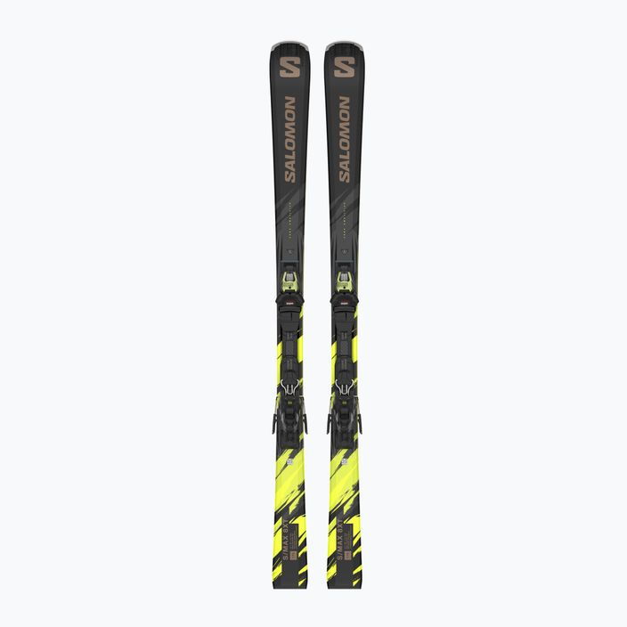 Salomon S/Max 8 XT + M11 GW μαύρα/κίτρινα σκι κατάβασης 6