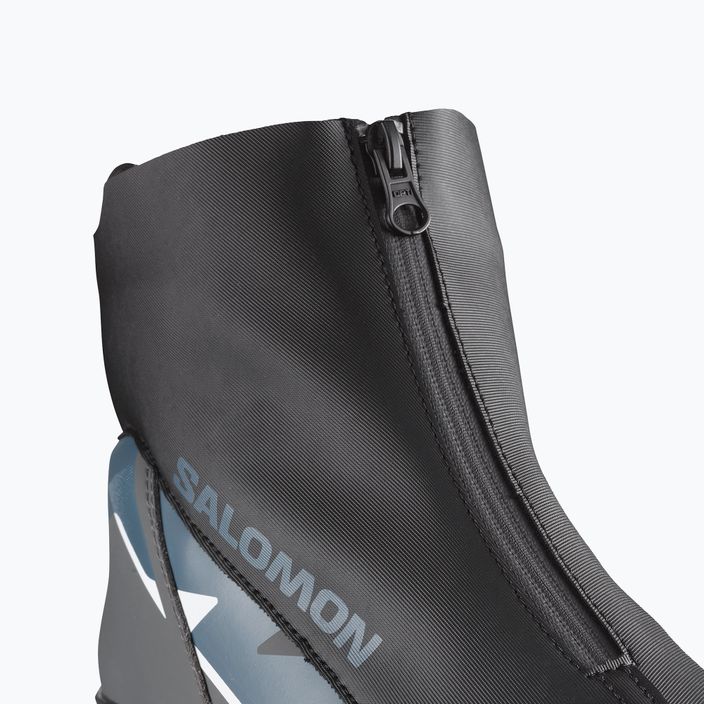 Ανδρικές μπότες cross-country σκι Salomon Escape μαύρο/castlerock/μπλε στάχτη 10