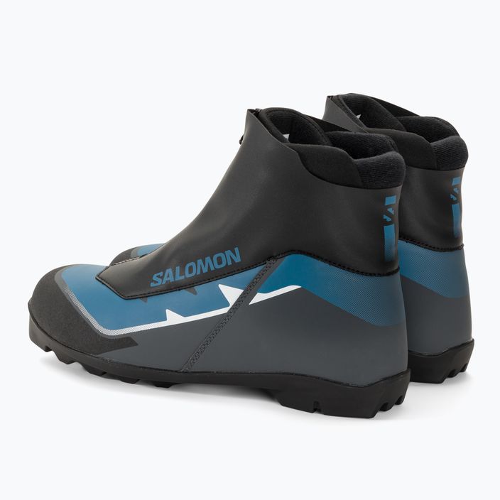 Ανδρικές μπότες cross-country σκι Salomon Escape μαύρο/castlerock/μπλε στάχτη 3
