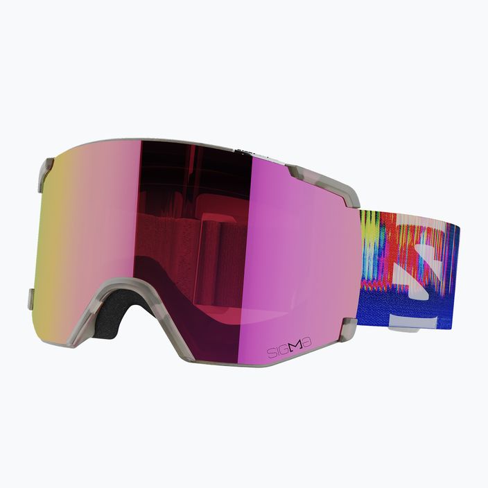 Γυαλιά σκι Salomon S View Sigma ημιδιαφανή παγωμένα/κόκκινα γυαλιά σκι 5
