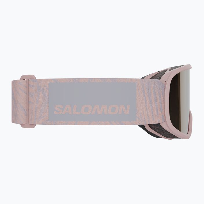 Παιδικά γυαλιά σκι Salomon Lumi Flash τροπικό ροδάκινο/χρυσό φλας για παιδιά 7