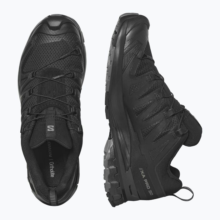 Salomon XA Pro 3D V9 ανδρικά αθλητικά παπούτσια για τρέξιμο μαύρο/φάντασμα/ασημί 8