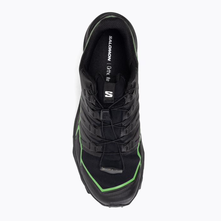 Salomon Thundercross GTX ανδρικά παπούτσια για τρέξιμο μαύρο/πράσινο γκέκο/μαύρο 8