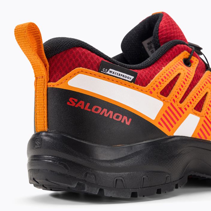 Παιδικά παπούτσια πεζοπορίας Salomon Xa Pro V8 CSWP red/black/opeppe 9