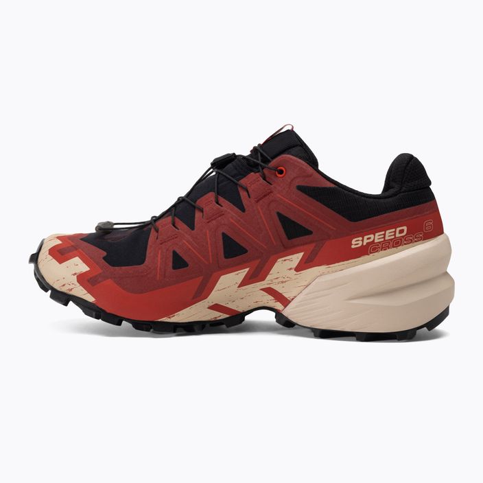 Salomon Speedcross 6 GTX ανδρικά παπούτσια για τρέξιμο μαύρο/κόκκινο ντάλια/κόκκινο παπαρούνα 5
