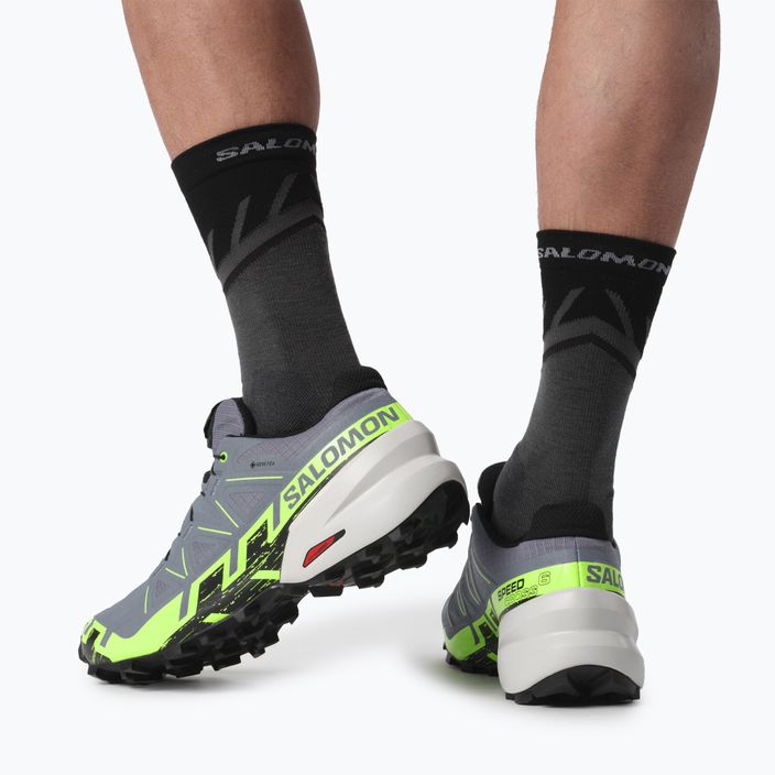 Salomon Speedcross 6 GTX ανδρικά παπούτσια για τρέξιμο flint/grgeck/μαύρο 5