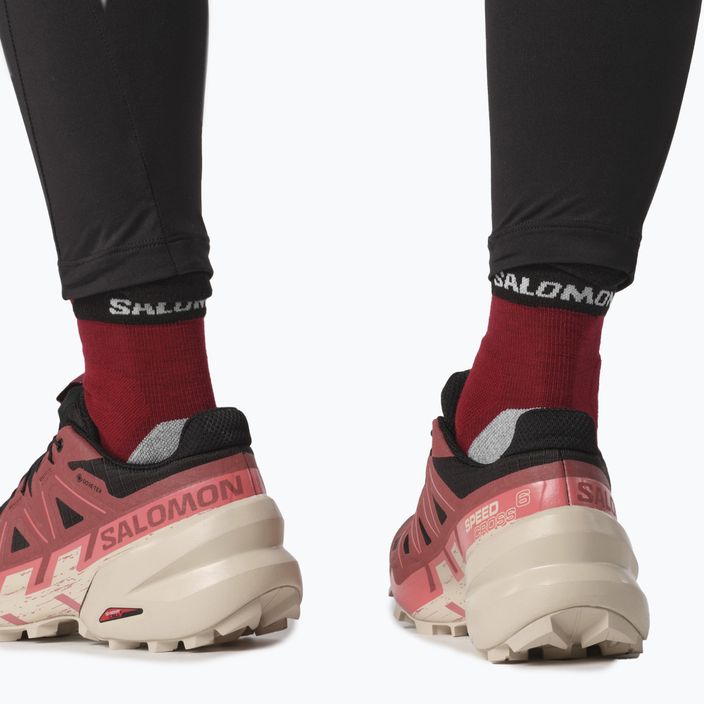 Γυναικεία παπούτσια για τρέξιμο Salomon Speedcross 6 GTX μαύρο/αγελαδινό δέρμα/ξεθωριασμένο τριαντάφυλλο 5