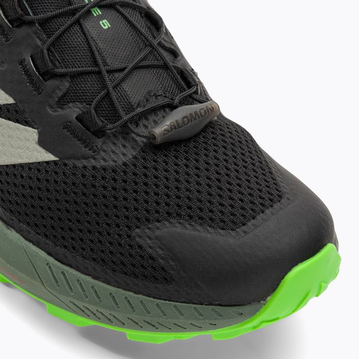 Ανδρικά αθλητικά παπούτσια τρεξίματος Salomon Sense Ride 5 μαύρο/λαυρένιο στεφάνι/πράσινο γκέκο 11