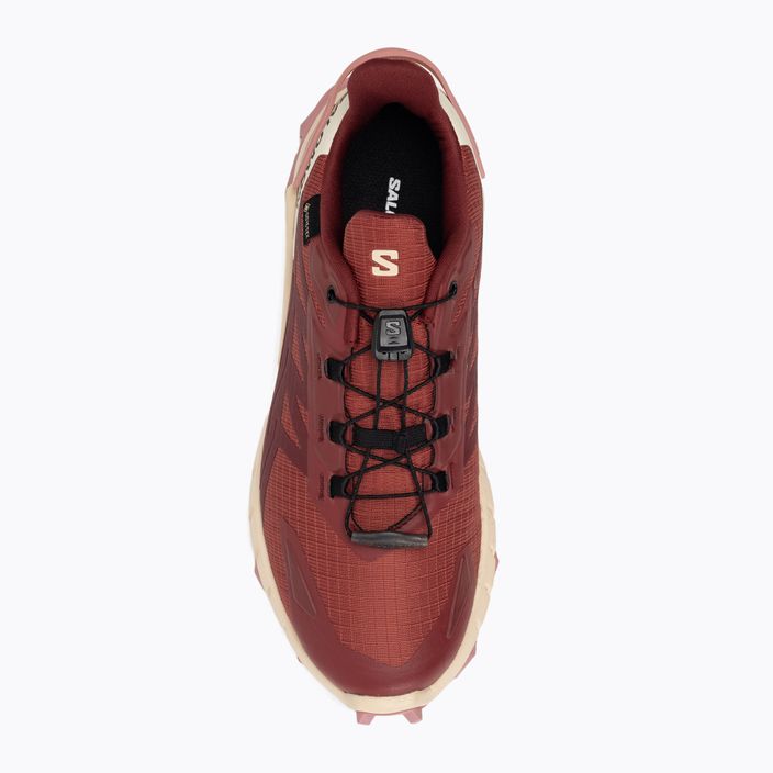 Γυναικεία παπούτσια για τρέξιμο Salomon Supercross 4 GTX cow hide/syrah/blush 8