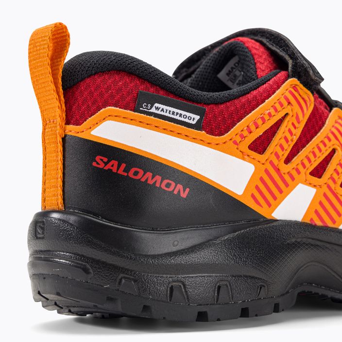 Παιδικά παπούτσια πεζοπορίας Salomon Xa Pro V8 CSWP red/black/opeppe 9