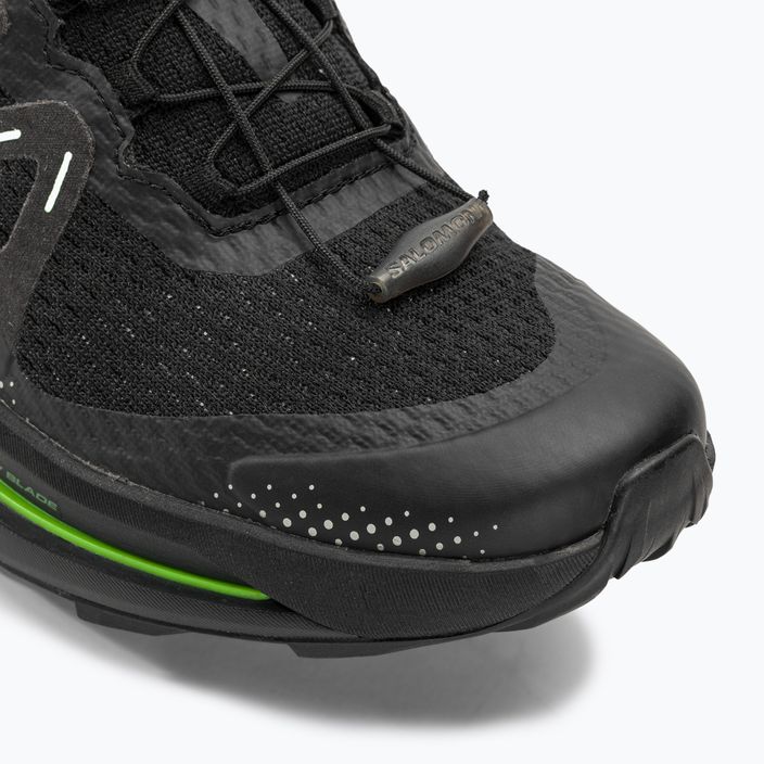 Ανδρικά αθλητικά παπούτσια Salomon Pulsar Trail μαύρο/μαύρο/πράσινο γκέκο 7