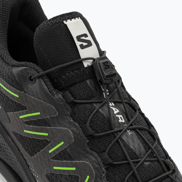 Ανδρικά αθλητικά παπούτσια Salomon Pulsar Trail μαύρο/μαύρο/πράσινο γκέκο 8