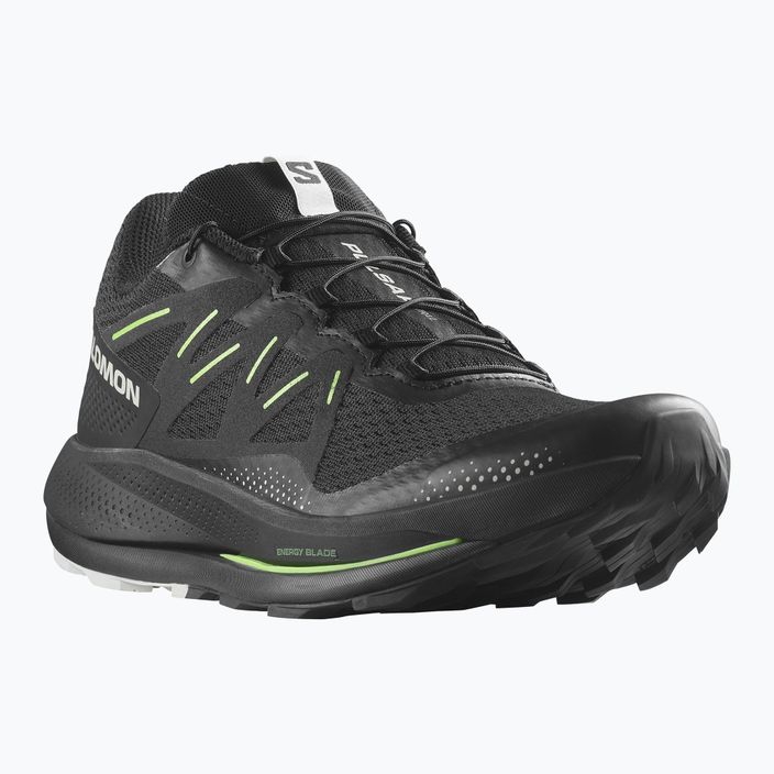 Ανδρικά αθλητικά παπούτσια Salomon Pulsar Trail μαύρο/μαύρο/πράσινο γκέκο 11