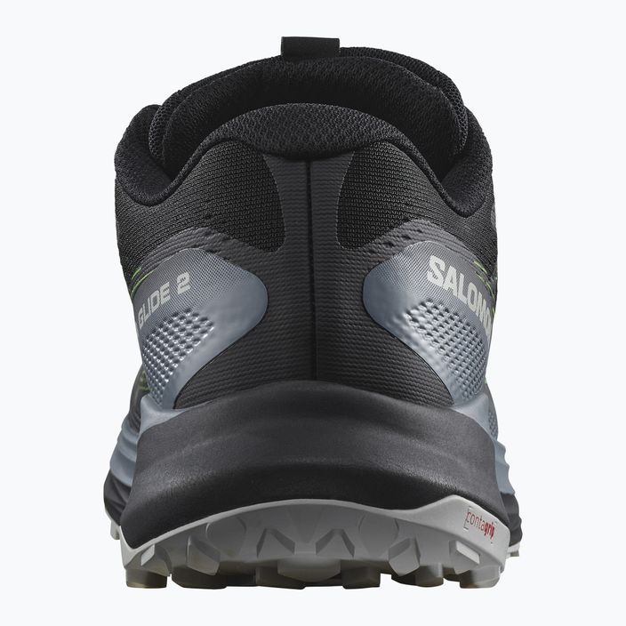 Ανδρικά αθλητικά παπούτσια τρεξίματος Salomon Ultra Glide 2 μαύρο/flint stone/green gecko 14