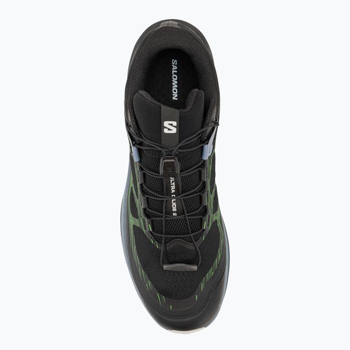 Ανδρικά αθλητικά παπούτσια τρεξίματος Salomon Ultra Glide 2 μαύρο/flint stone/green gecko 6
