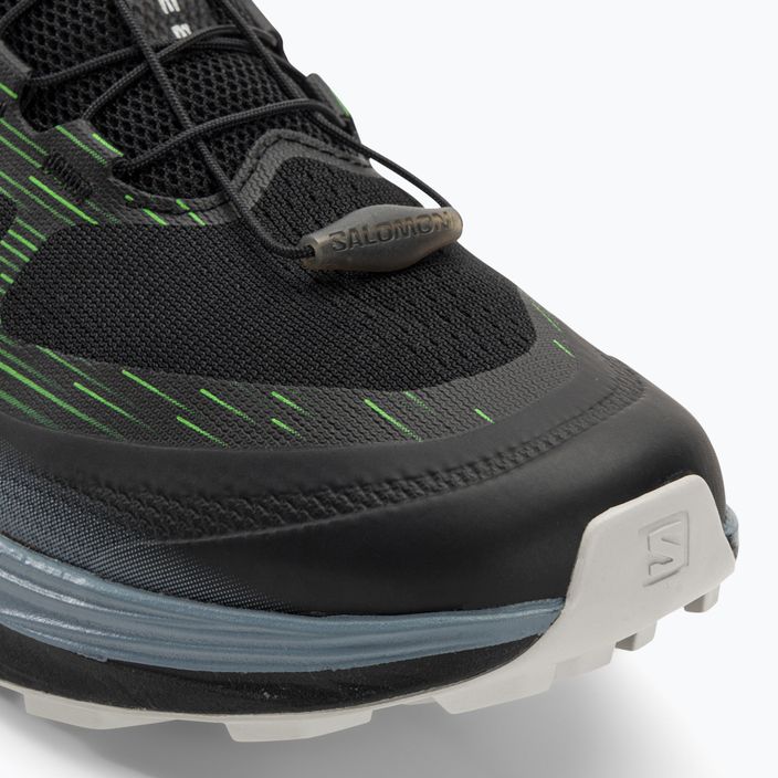 Ανδρικά αθλητικά παπούτσια τρεξίματος Salomon Ultra Glide 2 μαύρο/flint stone/green gecko 7