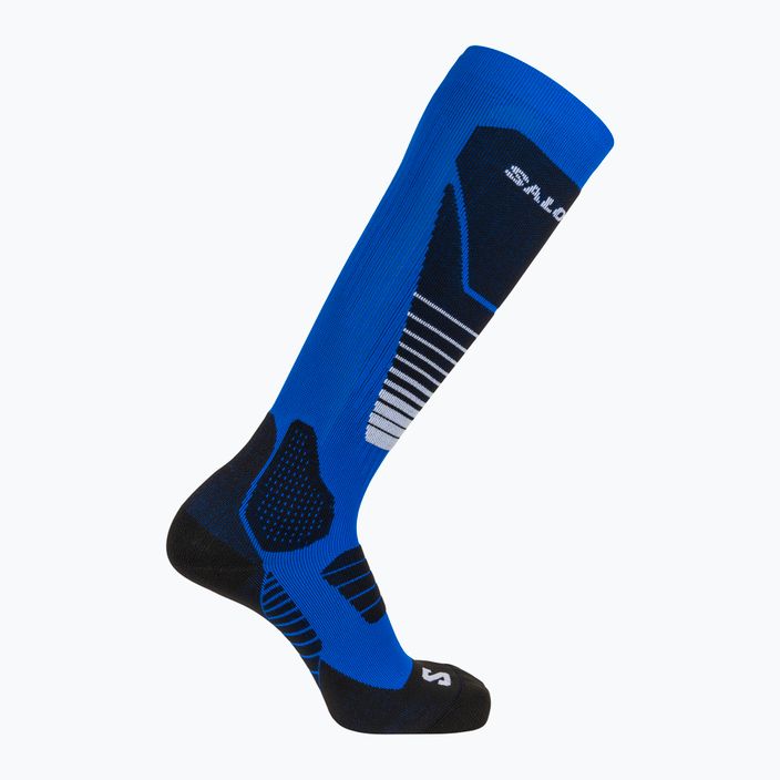 Κάλτσες σκι Salomon S/Pro μαύρες/μπλε/λευκές 5