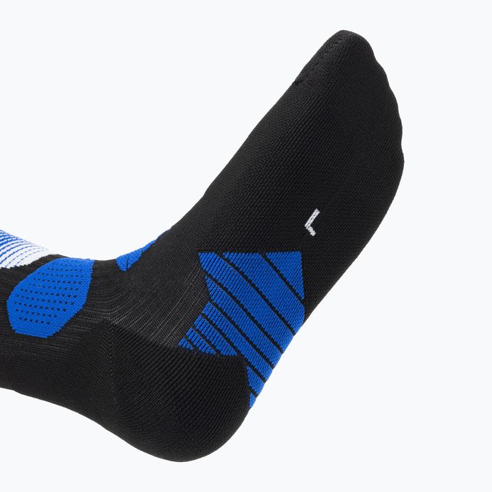 Κάλτσες σκι Salomon S/Pro μαύρες/μπλε/λευκές 4