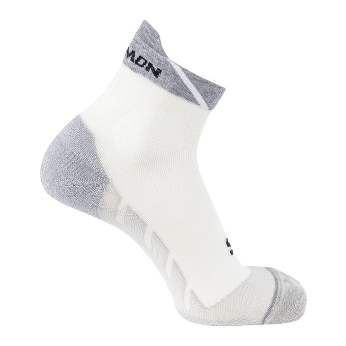Salomon Speedcross Ankle λευκές/ανοιχτό γκρι μελανζέ κάλτσες τρεξίματος 2