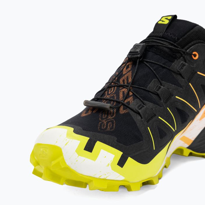 Ανδρικά παπούτσια για τρέξιμο Salomon Speedcross 6 GTX μαύρο / θειάφι άνοιξη / πουλί του παραδείσου 7