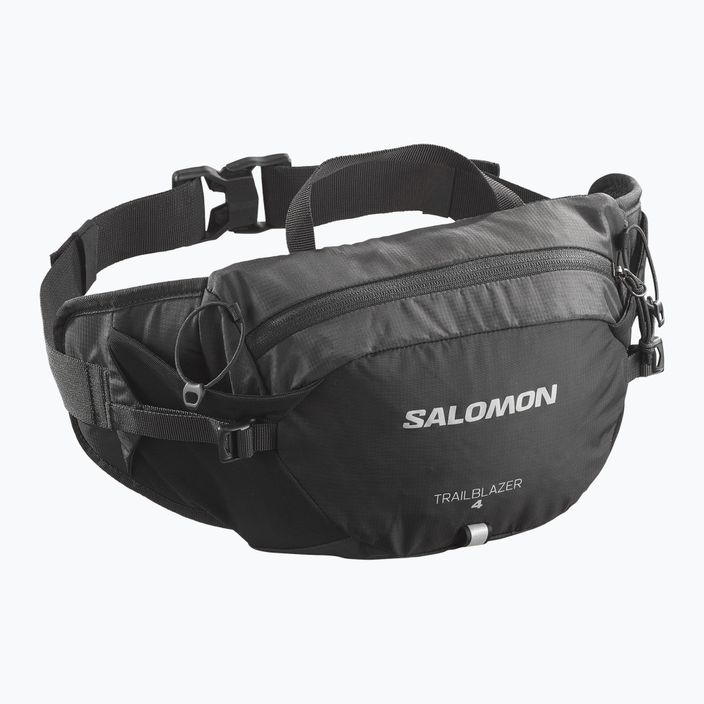 Salomon Trailblazer 4 l μαύρη/αλουμινένια τσάντα νεφρών