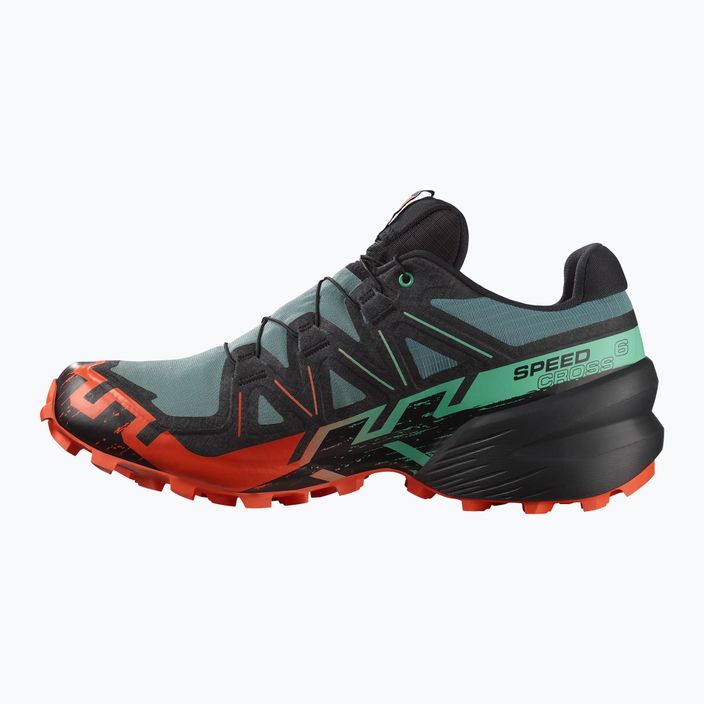 Salomon Speedcross 6 GTX ανδρικά αθλητικά παπούτσια για τρέξιμο north atlantic/black/cherry tomato 2