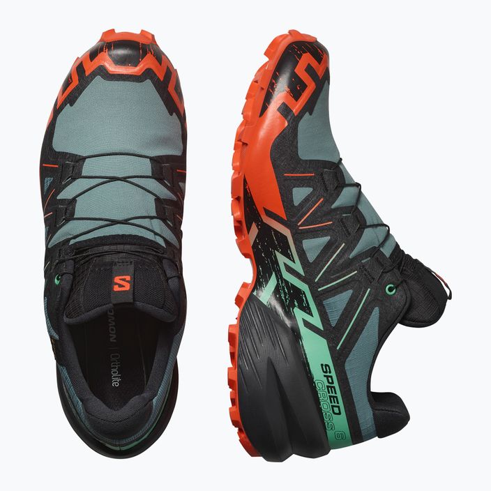 Salomon Speedcross 6 GTX ανδρικά αθλητικά παπούτσια για τρέξιμο north atlantic/black/cherry tomato 5