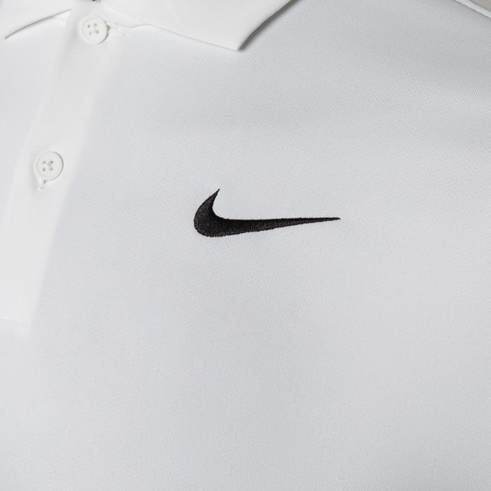 Ανδρικό πουκάμισο τένις Nike Court Dri-Fit Polo Solid λευκό/μαύρο 3