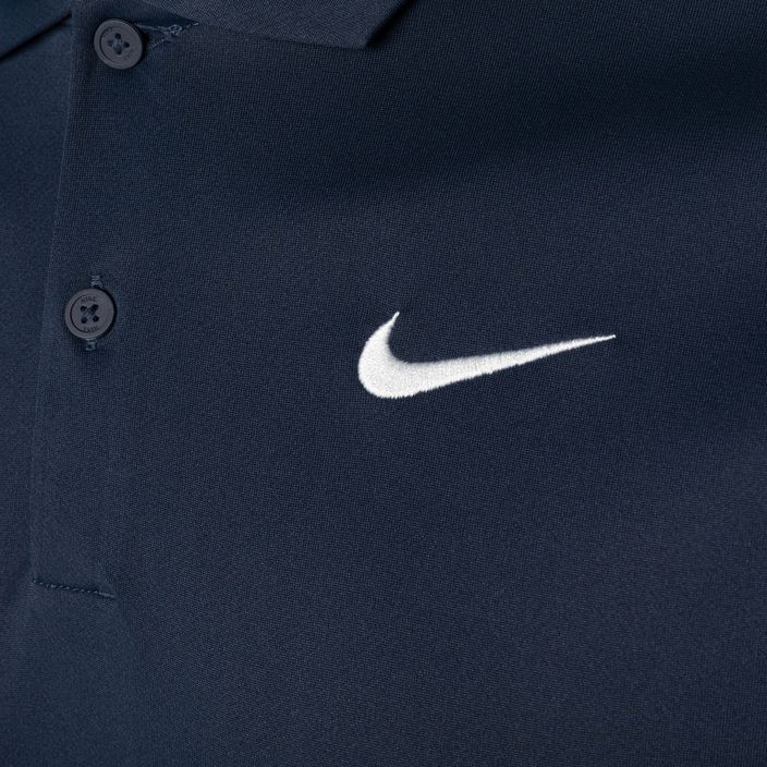 Ανδρικό μπλουζάκι τένις Nike Court Dri-Fit Polo Solid obsidian/λευκό 3