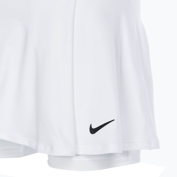 Nike Court Dri-Fit Victory φούστα τένις λευκή/μαύρη 4