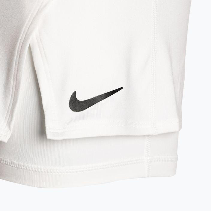 Nike Court Dri-Fit Victory Straight φούστα τένις λευκή/μαύρη 3