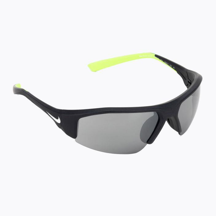 Γυαλιά ηλίου Nike Skylon Ace 22 μαύρο/λευκό/γκρι με ασημένιο φακό λάμψης