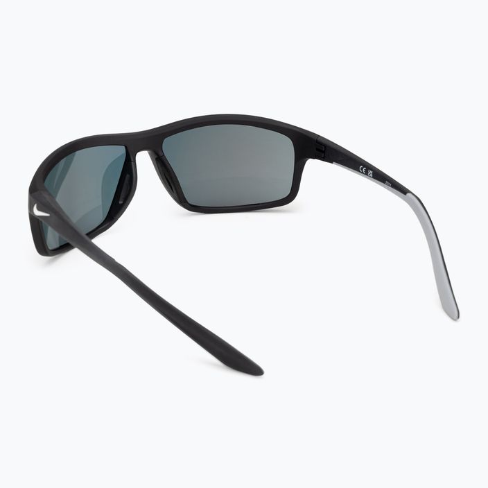 Γυαλιά ηλίου Nike Adrenaline 22 μαύρο ματ/χρώμα πεδίου 2