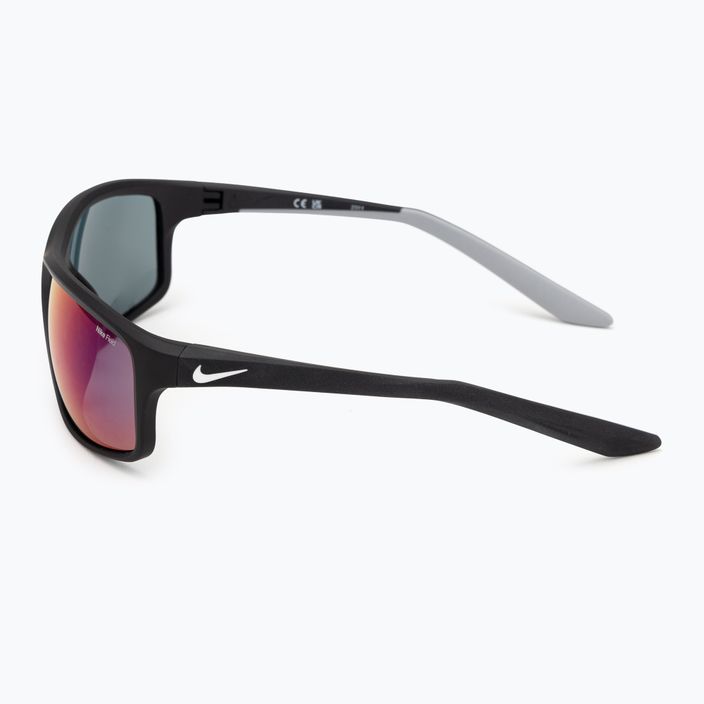 Γυαλιά ηλίου Nike Adrenaline 22 μαύρο ματ/χρώμα πεδίου 4
