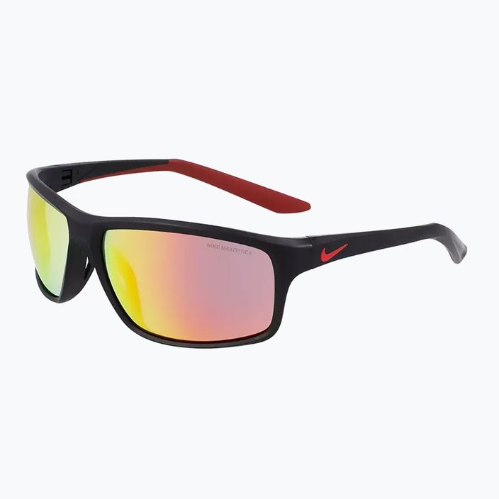 Γυαλιά ηλίου Nike Adrenaline 22 M ματ μαύρο/κόκκινο/γκρι με κόκκινο φακό 6