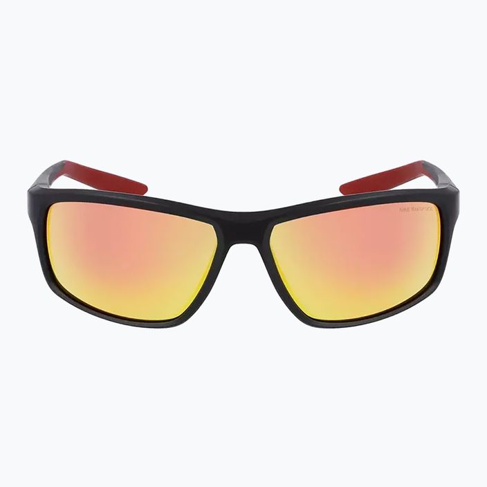 Γυαλιά ηλίου Nike Adrenaline 22 M ματ μαύρο/κόκκινο/γκρι με κόκκινο φακό 9