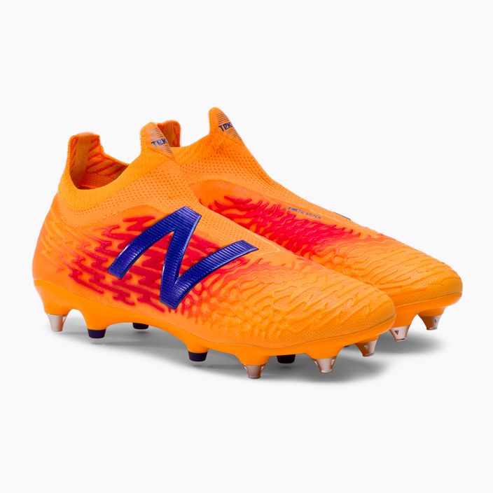 New Balance Tekela V3+ Pro SG ανδρικά ποδοσφαιρικά παπούτσια πορτοκαλί MST1SD35.D.080 4