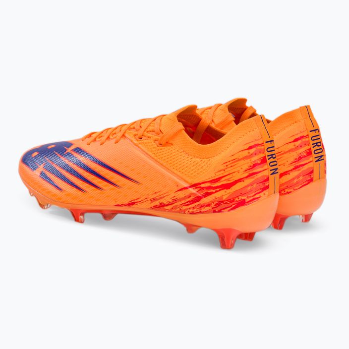 New Balance ανδρικά ποδοσφαιρικά παπούτσια Furon V6+ Destroy FG πορτοκαλί MSF2FA65.D.090 3