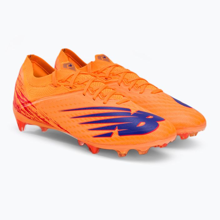 New Balance ανδρικά ποδοσφαιρικά παπούτσια Furon V6+ Destroy FG πορτοκαλί MSF2FA65.D.090 4