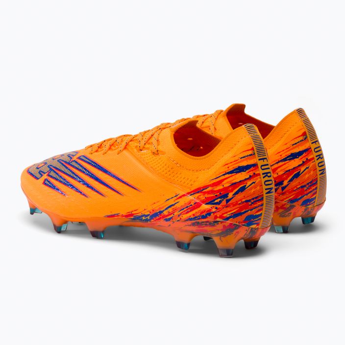 New Balance ανδρικές μπότες ποδοσφαίρου Furon V7 Pro FG πορτοκαλί MSF1FA65.D.105 3