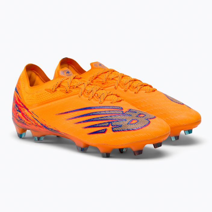 New Balance ανδρικές μπότες ποδοσφαίρου Furon V7 Pro FG πορτοκαλί MSF1FA65.D.105 4