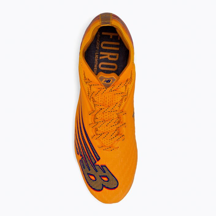 New Balance ανδρικές μπότες ποδοσφαίρου Furon V7 Pro FG πορτοκαλί MSF1FA65.D.105 6